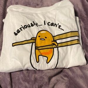 Gudetama seriously I can’t shirt nwt